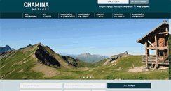 Desktop Screenshot of chamina-voyages.com